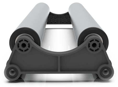 MATERIAL CRADLE FOR FLATBED APPLICATOR