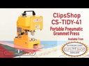 CS-TIDY-41F PNEUMATIC MACHINE w/ FOOT PEDAL