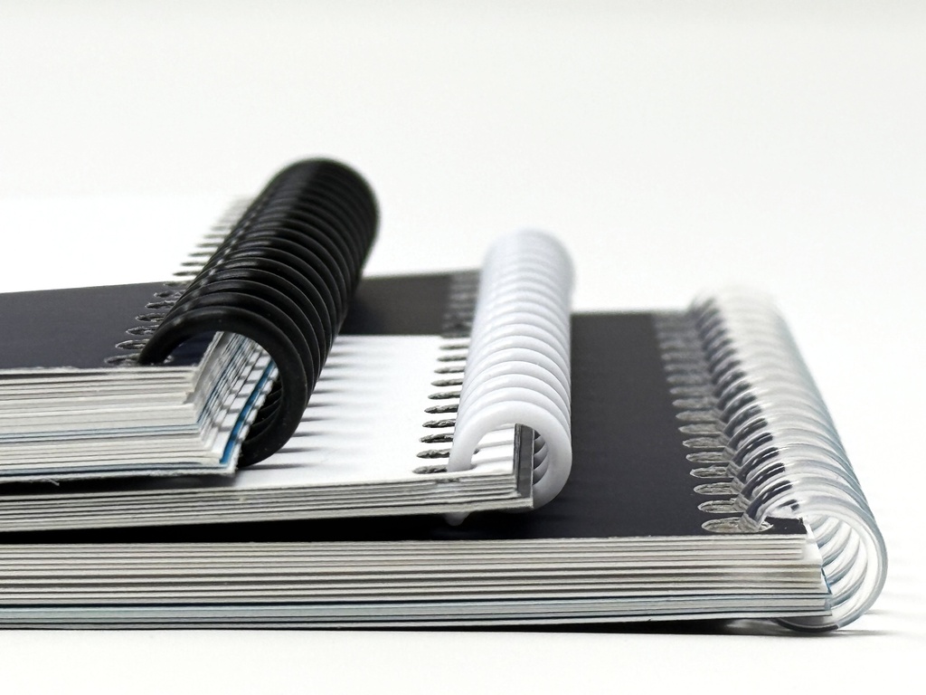 12" BINDIN™ PLASTIC COIL |  4:1 PITCH (BLACK / WHITE / CLEAR)
