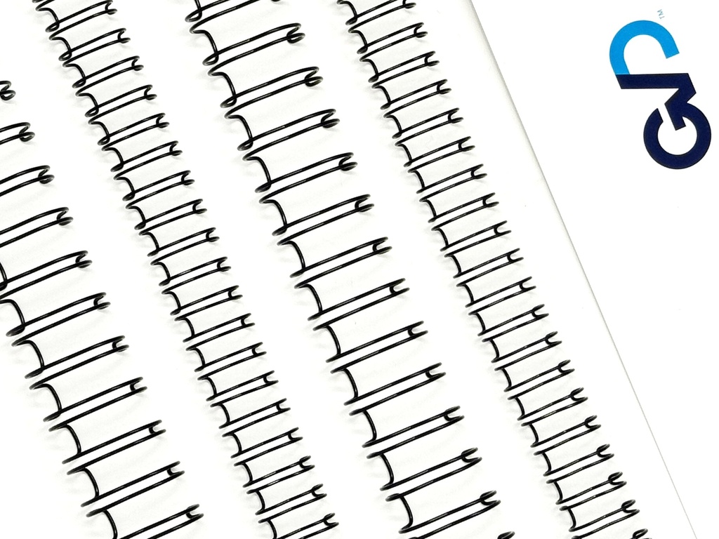 BINDIN™ WIRE ELEMENTS | BLACK | 3:1 PITCH | 32 LOOPS