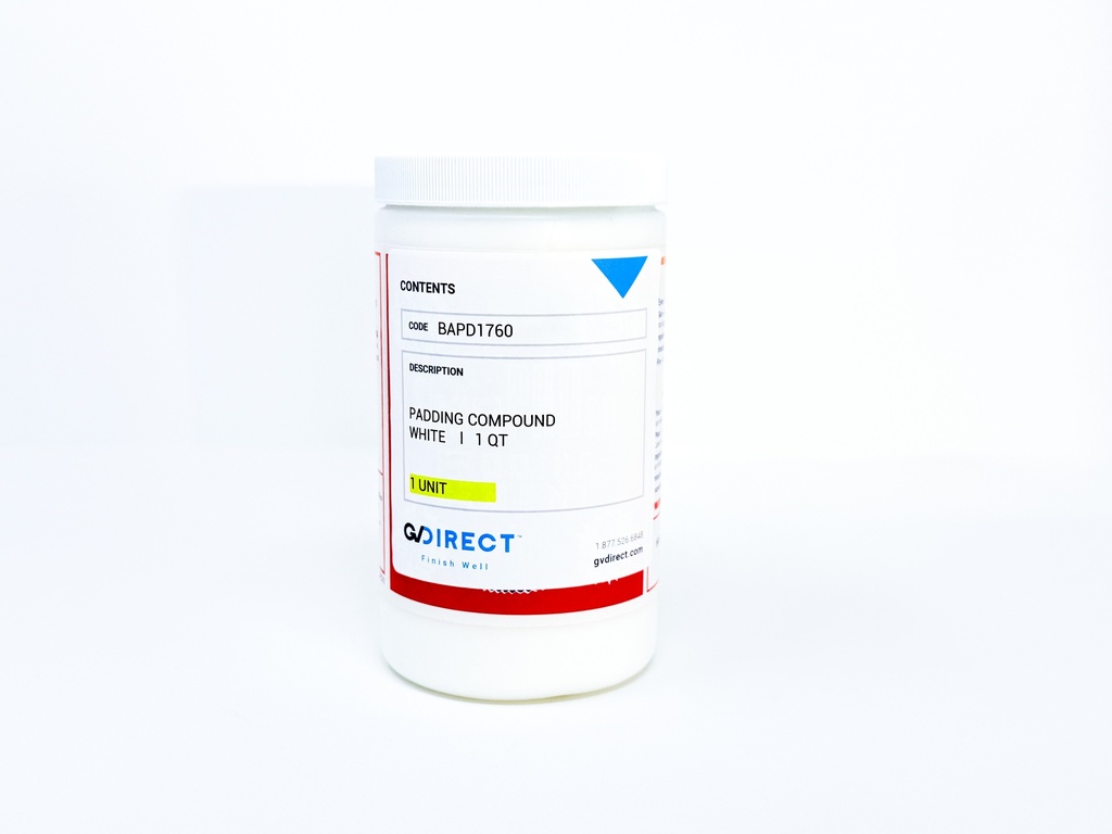 [BAPD1760] PADDING COMPOUND  - WHITE - 1 QT