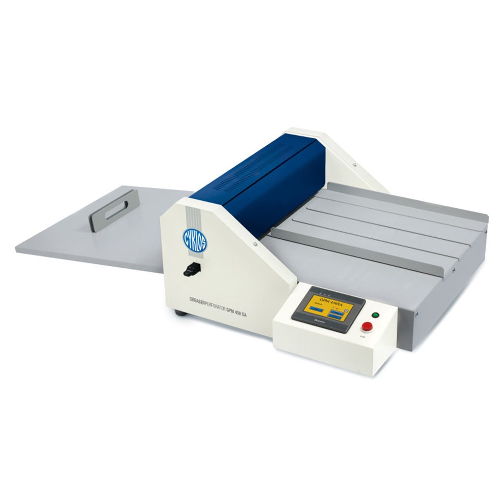 CREASING - PERFORATING MACHINE GPM 450 SA, 110 VOLT, METRIC SETTINGS