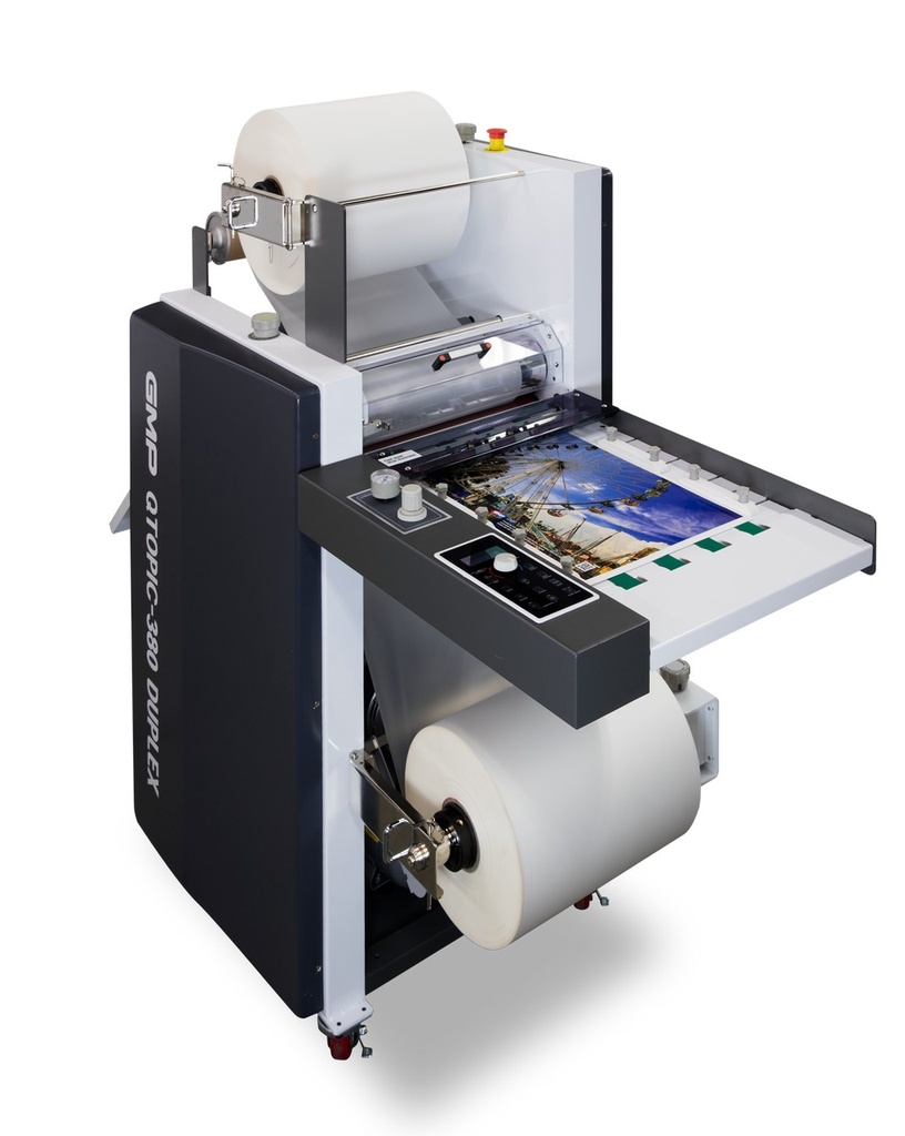 GMP Q-TOPIC 380 AUTO DUPLEX 15" LAMINATOR / SLEEKER