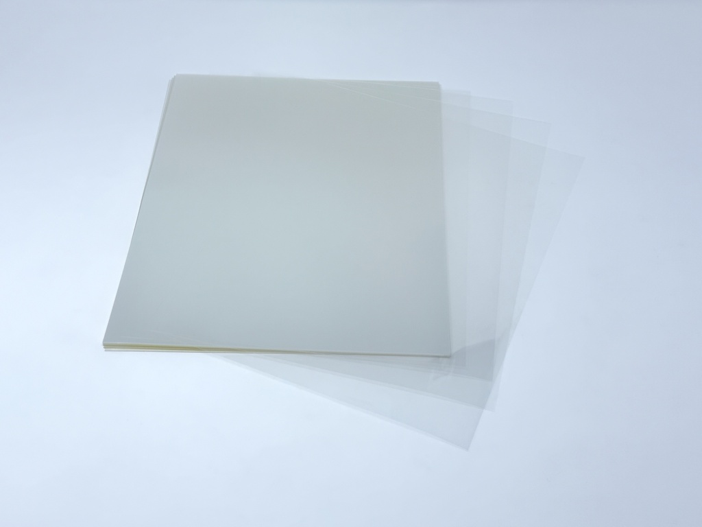 TRANSPARENCY COLOR LASER COPIER - 8.5" x 11" CLEAR 5.0 MIL ** NO STRIPE **