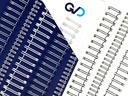 BINDIN™ WIRE ELEMENTS | WHITE | 3:1 PITCH | 32 LOOPS