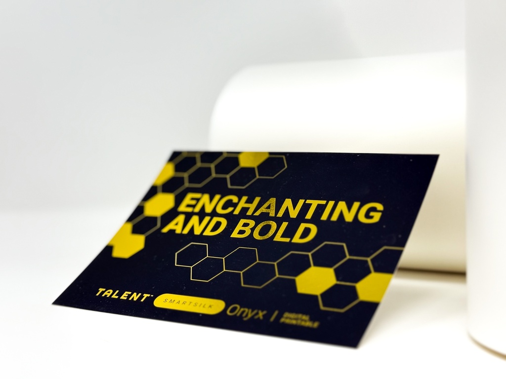 [LFKE.3.1280.01641] TALENT SMARTSILK ONYX 1.3 MIL - 3" CORE - CPI (12.8" x 1,641')