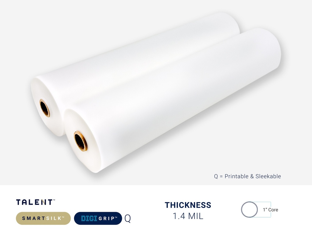 [LFSUI.1.1200.00200.Q] TALENT SMARTSILK Q DIGIGRIP - 1" CORE - CPI (12" x 200')