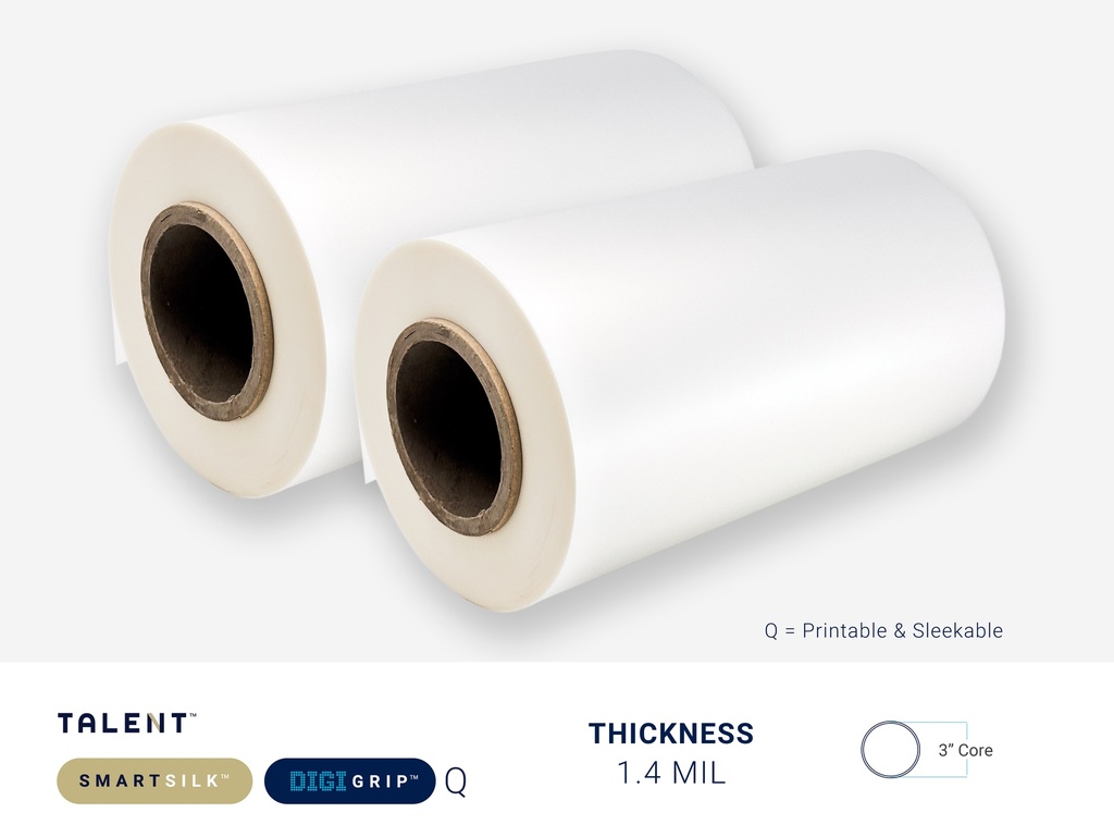[LFSUI.3.1275.01641.Q] TALENT SMARTSILK Q DIGIGRIP - 3" CORE - CPI (12.75" x 1,641')