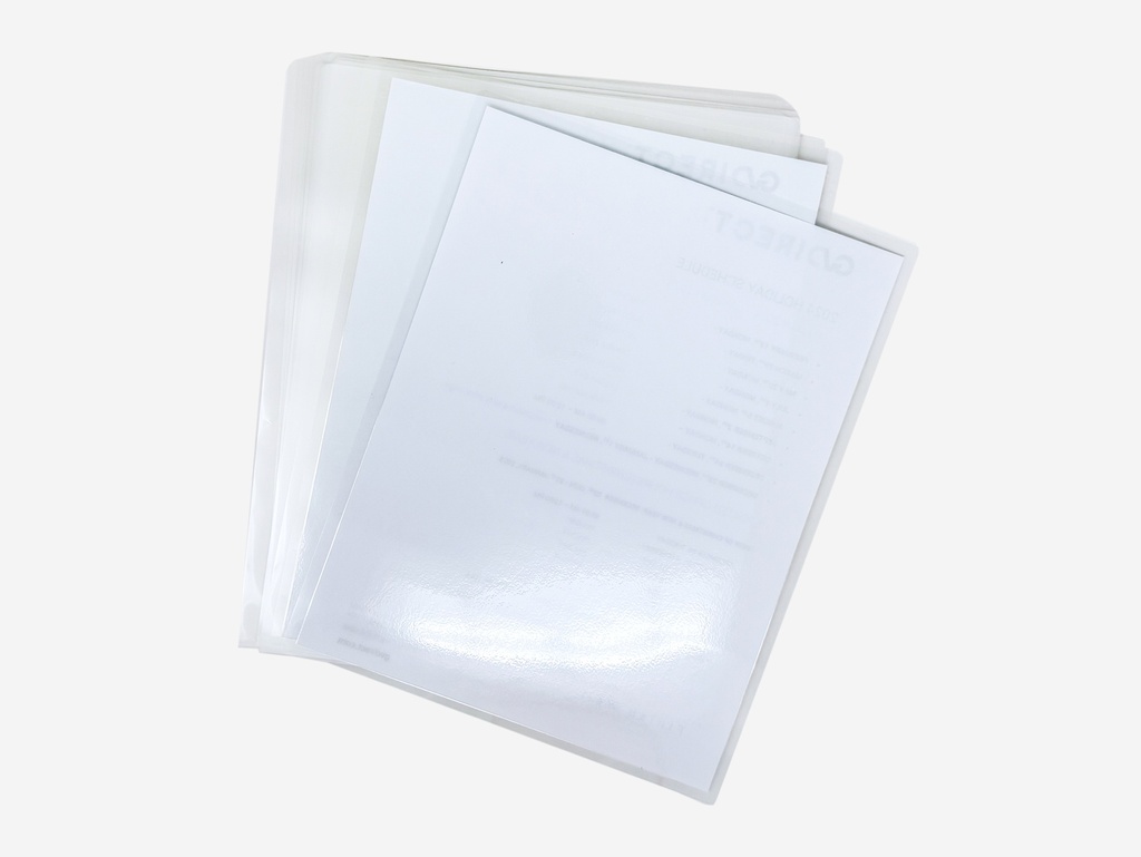 [LPBK0701] PERFORMANCE POUCH GLOSS - 7.0 MIL * SMALL * BOOKMARK (3.13" x 9")