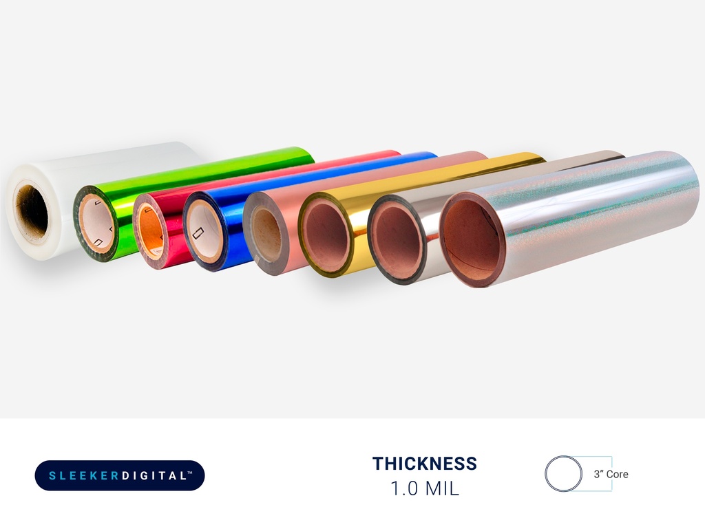 [LSBF.3.1260.00984] SLEEKERDIGITAL - 3" CORE - CPI (METALLIC BLUE | 12.6" x 984')