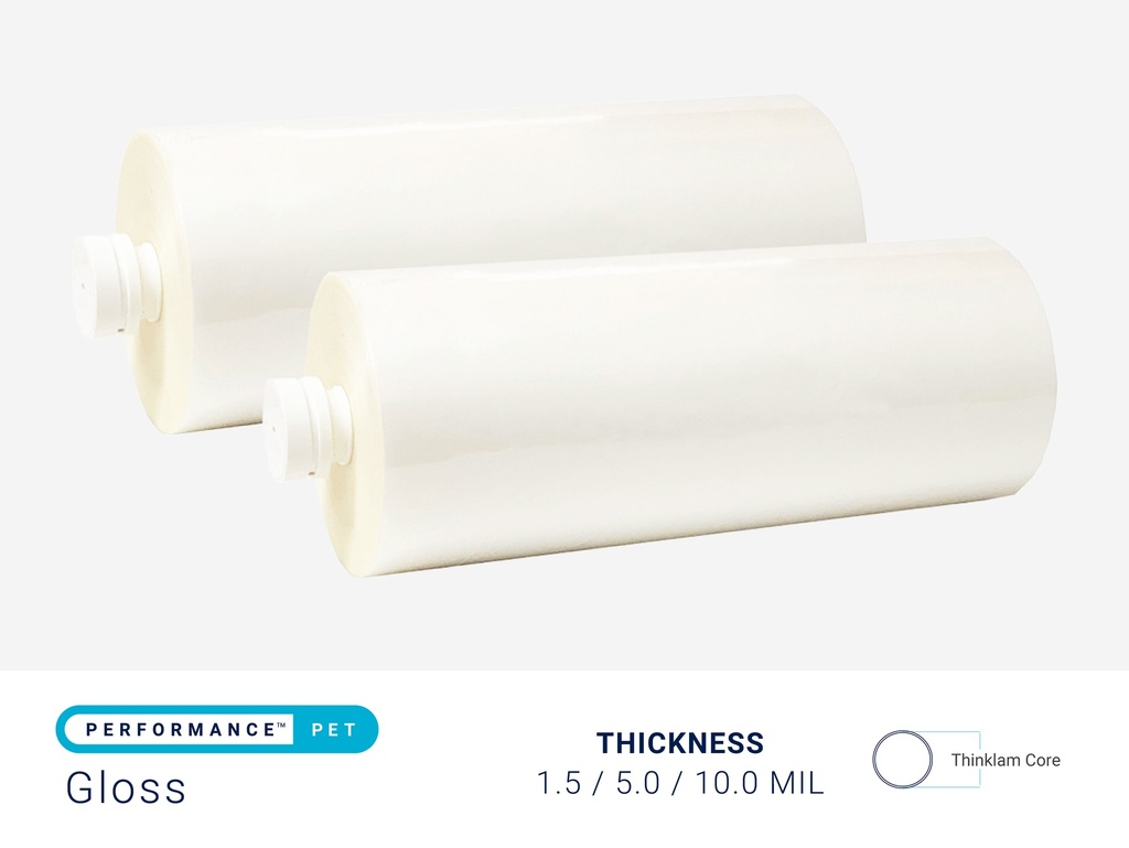 [LFAGG.1.1300.00985] PERFORMANCE GLOSS - THINKLAM CORE (1.5 MIL | 13" x 985')