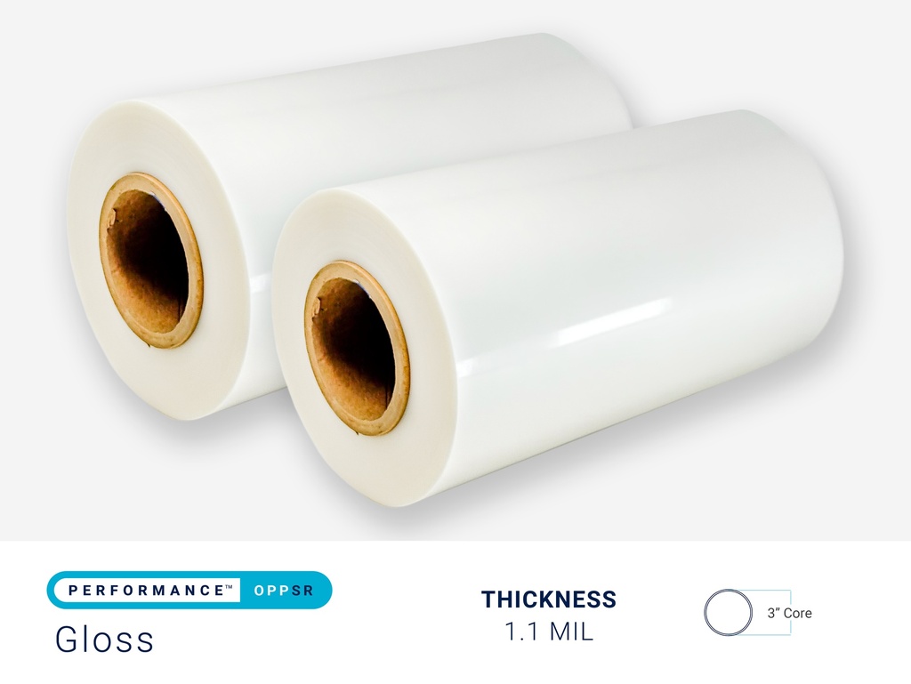 [LFOSR] PERFORMANCE OPP SR GLOSS - 3" CORE - CPI (SCRATCH RESISTANT)