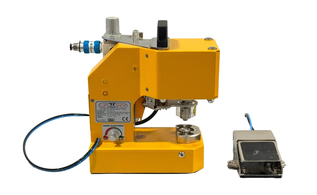 USED CS-TIDY-41F PNEUMATIC MACHINE w/ FOOT PEDAL