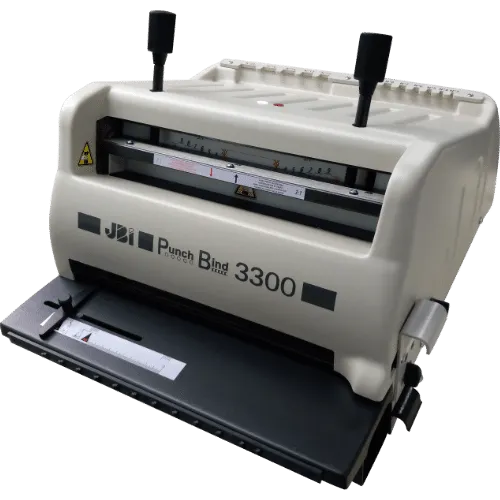 JBI PUNCHBIND3300 DESKTOP ELECTRIC PUNCHING/BINDING MACHINE