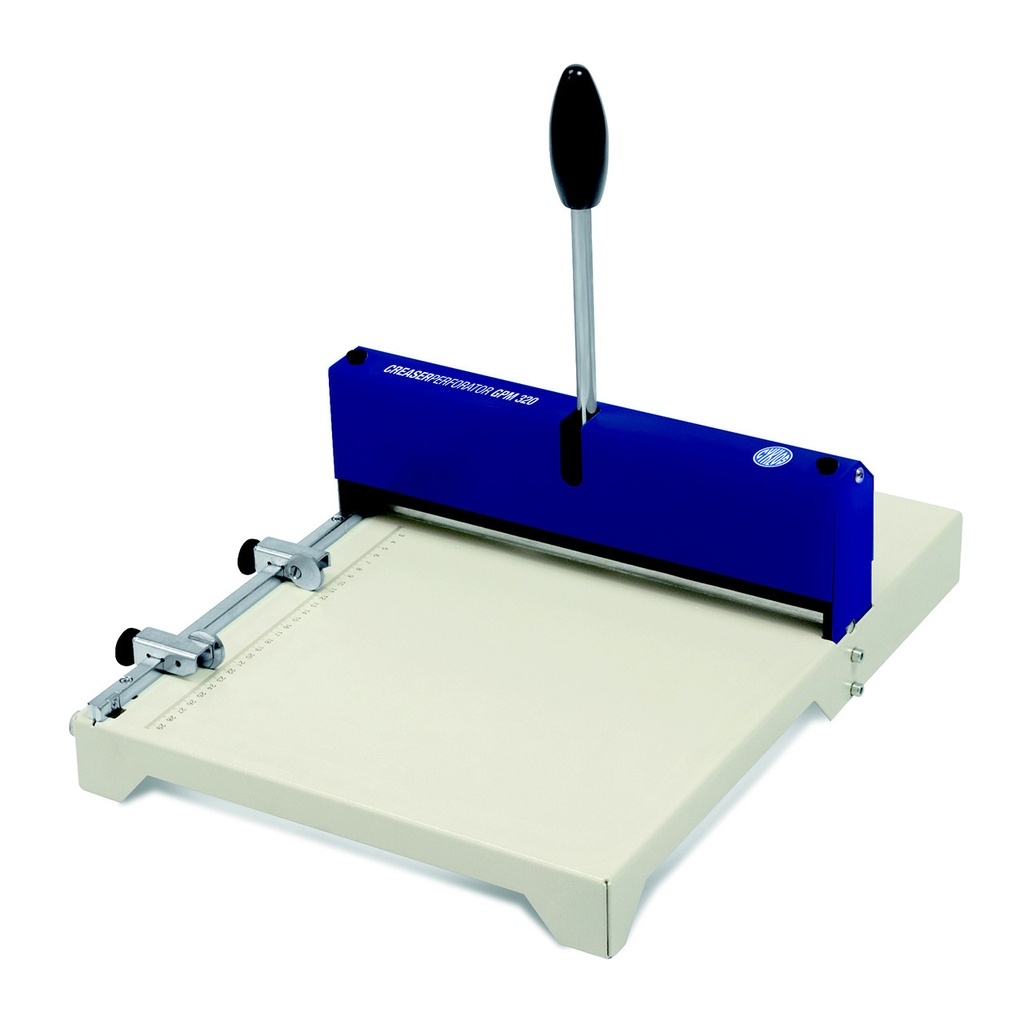 GPM 320 CREASE & PERF MACHINE w/ 2 GUIDES, 1mm & 1.5mm CREASE & 6 TPI ...