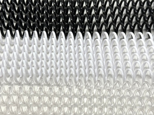 36" BINDIN™ PLASTIC COIL |  4:1 PITCH (BLACK / WHITE / CLEAR)